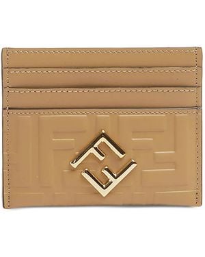 Fendi Kartenetui Mit Ff - Natur