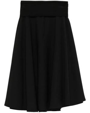 agnès b. Flared Midi Skirt - Black
