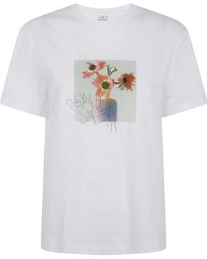 Paul Smith Printed Cotton T-Shirt - White