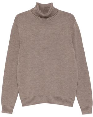 Incotex Pullover Mit Rollkragen - Grau