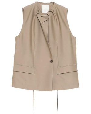 JNBY Deconstructed Waistcoat - Natural