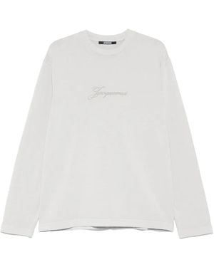 Jacquemus T-Shirt À Manches Longues - White