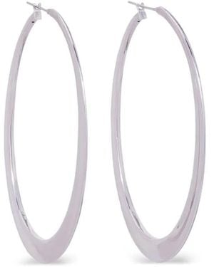 Sidney Garber 18K Crescent Hoops Earrings - Black