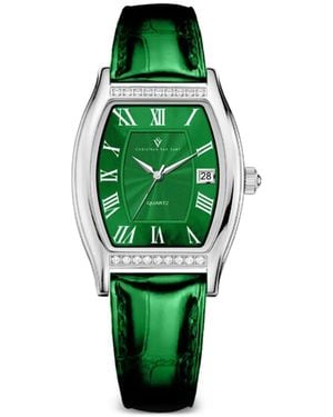 Christian Van Sant Gemma 34Mm Watch - Green