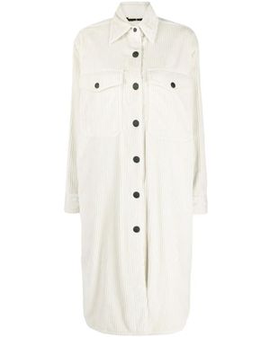 Moncler Vanay Corduroy Shirt Jacket - White