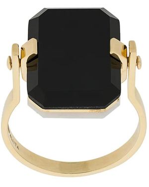 Aliita 9Kt Sandwich Ring - Black