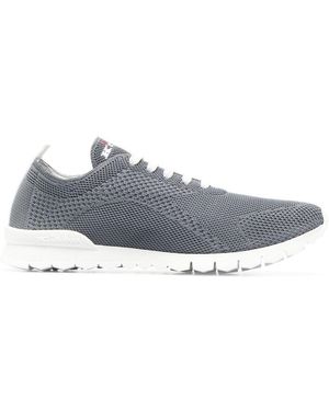 Kiton Knit Low Top Sneakers in White for Men Lyst UK