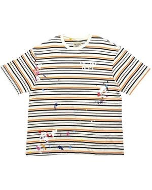 GALLERY DEPT. Nelson Striped Short-Sleeves T-Shirt - White