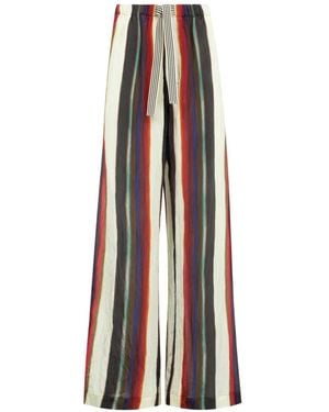 Christopher John Rogers Gestreepte Broek - Wit