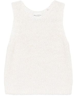 Marc O' Polo Top Smanicato - Bianco