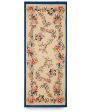 Etro Floral-Jacquard Scarf - Natural
