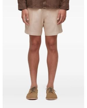 Osklen Linen Bermuda Shorts - Natural