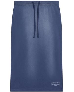 Acne Studios Sprayed Logo Skirt - Blue