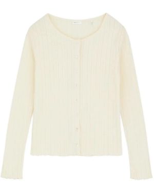 Skall Studio Edie Cotton Cardigan - White