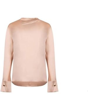 Max Mara Button-Cuff Blouse - Pink