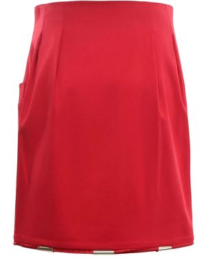 Genny Minirock mit Taschen - Rot