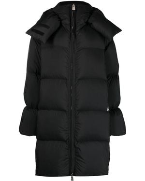 Bacon Logo-Patch Padded-Design Coat - Black