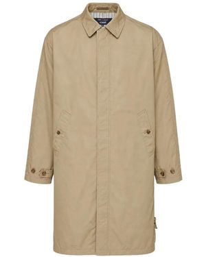 Comme des Garçons Belted Button-Cuff Coat - Natural