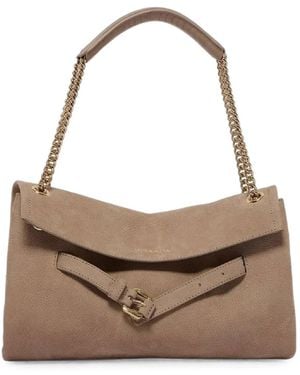 Orciani Small Venus Buckle-Detail Leather Shoulder Bag - Multicolour