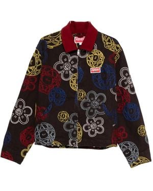 KENZO X Futura 2000 Floral Zip Jacket - Black