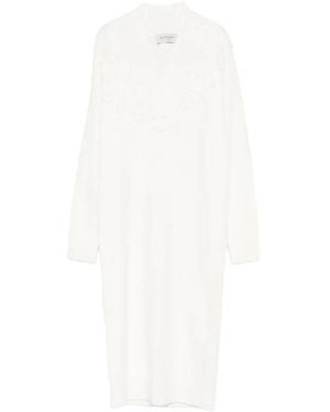 ERMANNO FIRENZE エンブロイダリー ワンピース - ホワイト