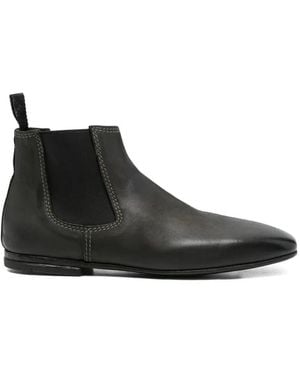 Premiata Square-Toe Chelsea Boots - Black