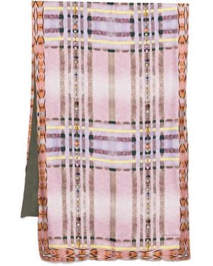 Pierre Louis Mascia Beaded Print Scarf - Pink