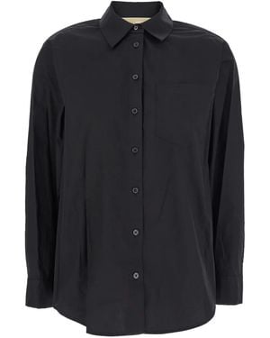 MICHAEL Michael Kors Button-Down Pocket Shirt - Black
