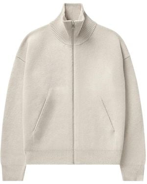 Axel Arigato Core Zip-Up Cardigan - Natural