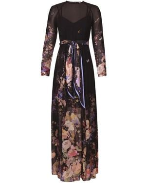 Zimmermann Luna Floral-Pattern Dress - White
