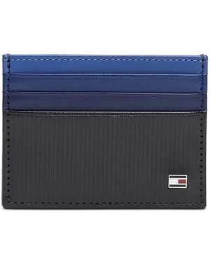 Tommy Hilfiger Flag-Detail Cardholder - Blue