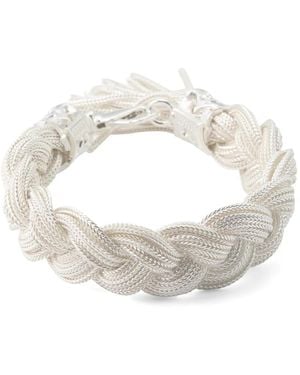 Emanuele Bicocchi Ice Braided Bracelet - White