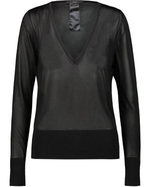SAPIO N21 Trui Met V-Hals - Zwart