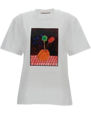 Plan C Graphic-Print T-Shirt - Gray