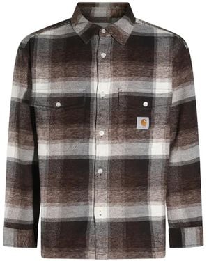 Carhartt Esterson Check-Print Cotton Shirt - Brown