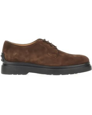 Tod's Derbies En Daim - Brown