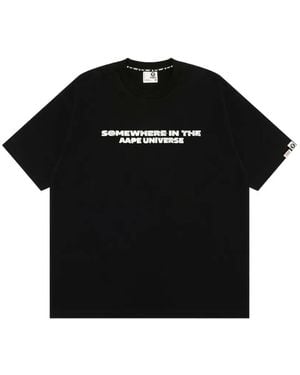 Aape By A Bathing Ape Graphic-Print T-Shirt - Black