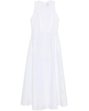Eleventy Sleeveless A-Line Dress - White