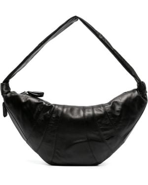 Lemaire Große Croissant Schultertasche - Schwarz