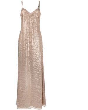 Ralph Lauren Reymond Embellished Evening Dress - Natural