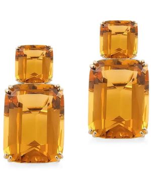 Goshwara G-One Citrine Earrings - Metallic