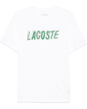 Lacoste Ultra Dry Printed T-Shirt - Blue