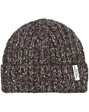 Marc O' Polo Beanie Aus Geripptem Strick - Grau