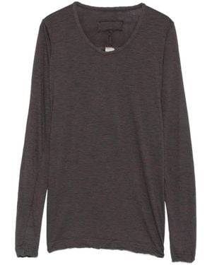 Private 0204 Long-Sleeve Top - Gray