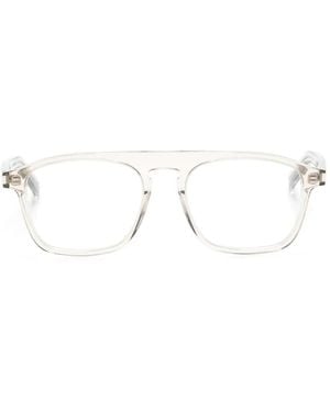 Saint Laurent Sl157 Brille Mit Rundem Gestell - Natur