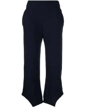 Stella McCartney Asymmetric Cotton Trousers - Blue