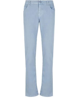 Jacob Cohen Logo-Patch Jeans - Blue