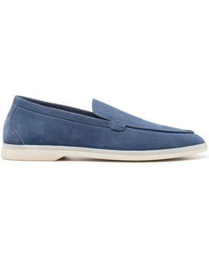 SCAROSSO Ludovico Suede Loafers - Blue