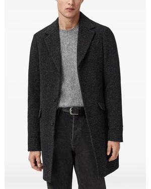 AllSaints Caspian Textured Coat - Black