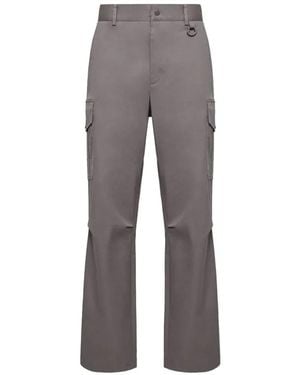 Moncler Pantalon À Poches Cargo - Gray